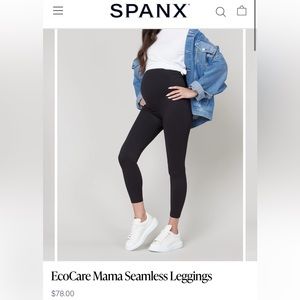 Spanx Seamless Maternity Leggings
